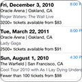 Vermont Mobile App Design - Event Listings